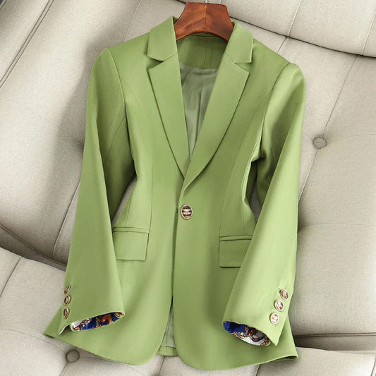 Damen Slim Fit Blazer Elegant Business
