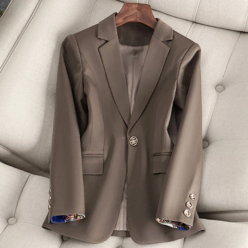 Damen Slim Fit Blazer Elegant Business