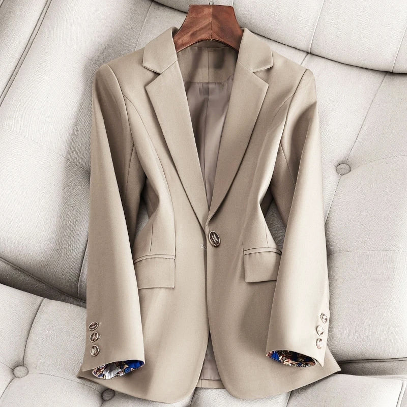 Damen Slim Fit Blazer Elegant Business