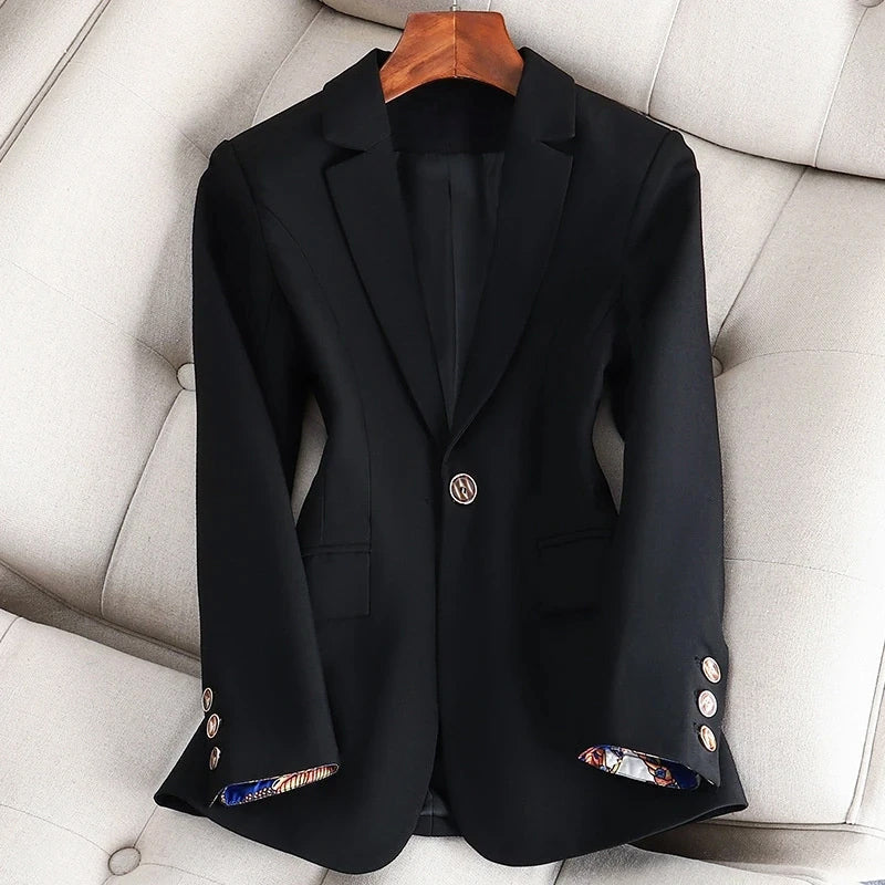Damen Slim Fit Blazer Elegant Business