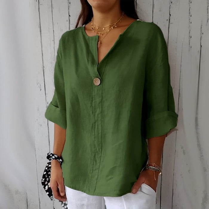 Damen Sommerbluse Relaxed Fit Casual Sommer