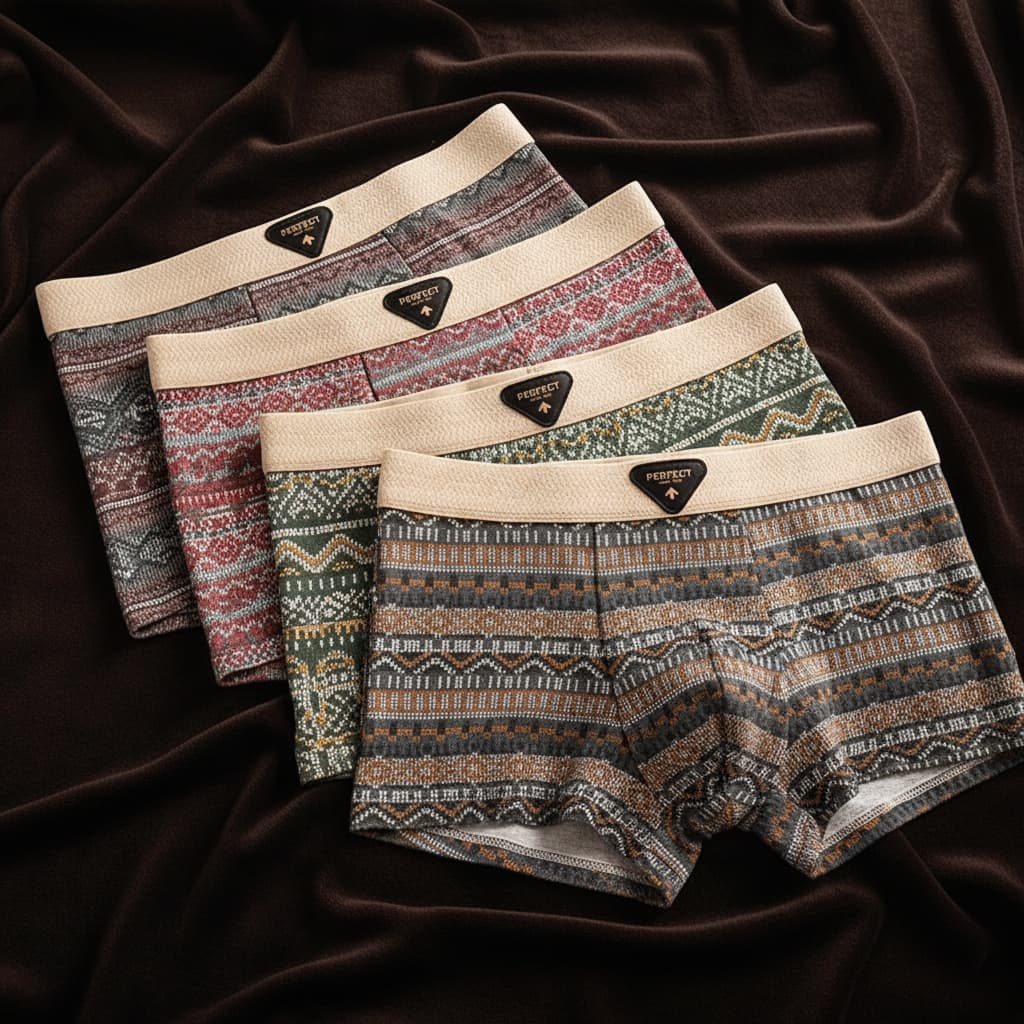 Boxershorts Herren Regular Fit Freizeit Mesh