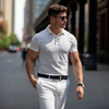 Herren Poloshirt – Faltenfreies, bequeme Stretch-Design für Alltag und Freizeit