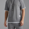 Herren Lounge-Set Relaxed Fit Freizeit T-Shirt und Shorts