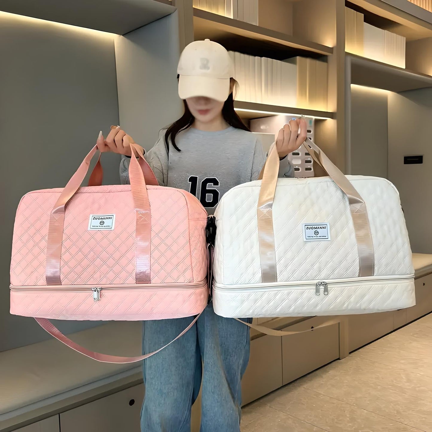 Wasserabweisende Weekender-Reisetasche Damen Business