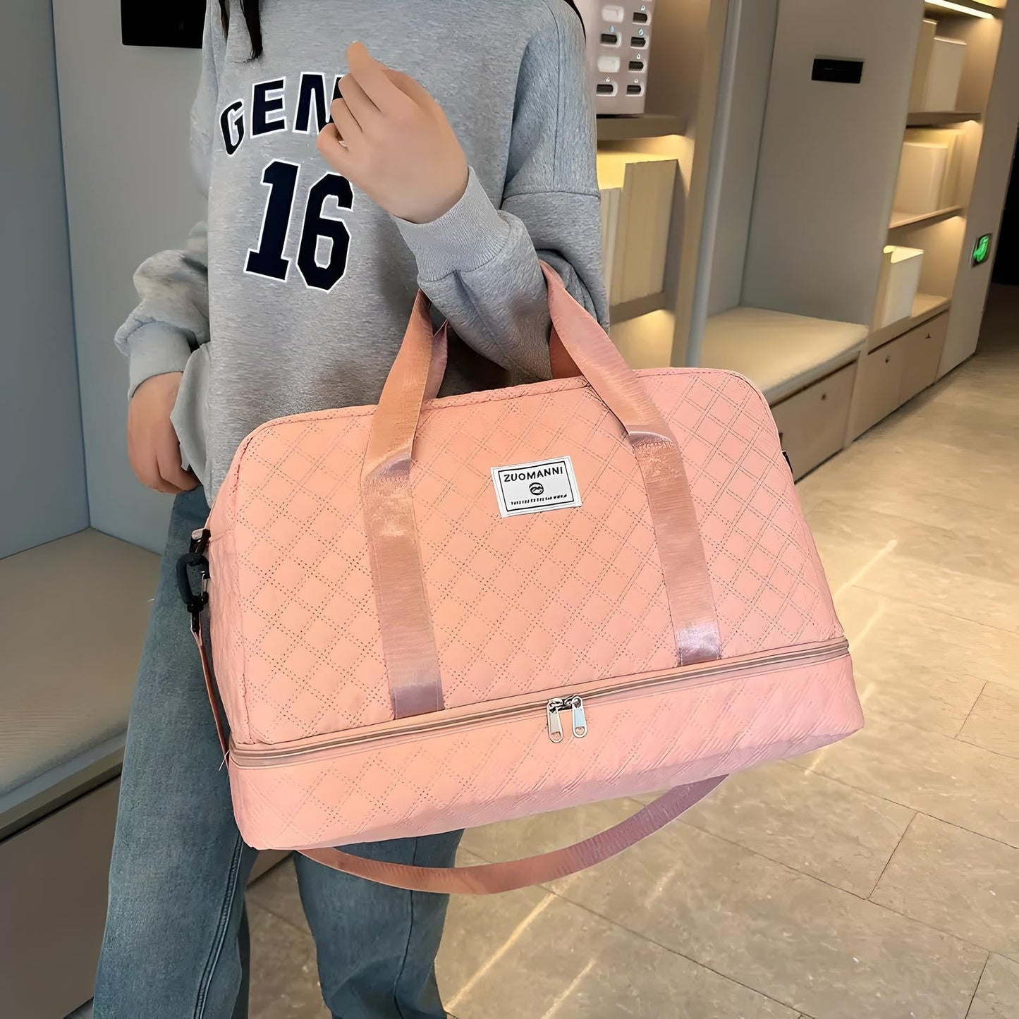 Wasserabweisende Weekender-Reisetasche Damen Business