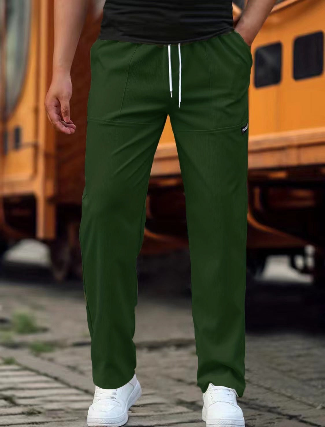 Trendige Jogginghose für Herren im lässigen Stil mit verstellbarem Bund