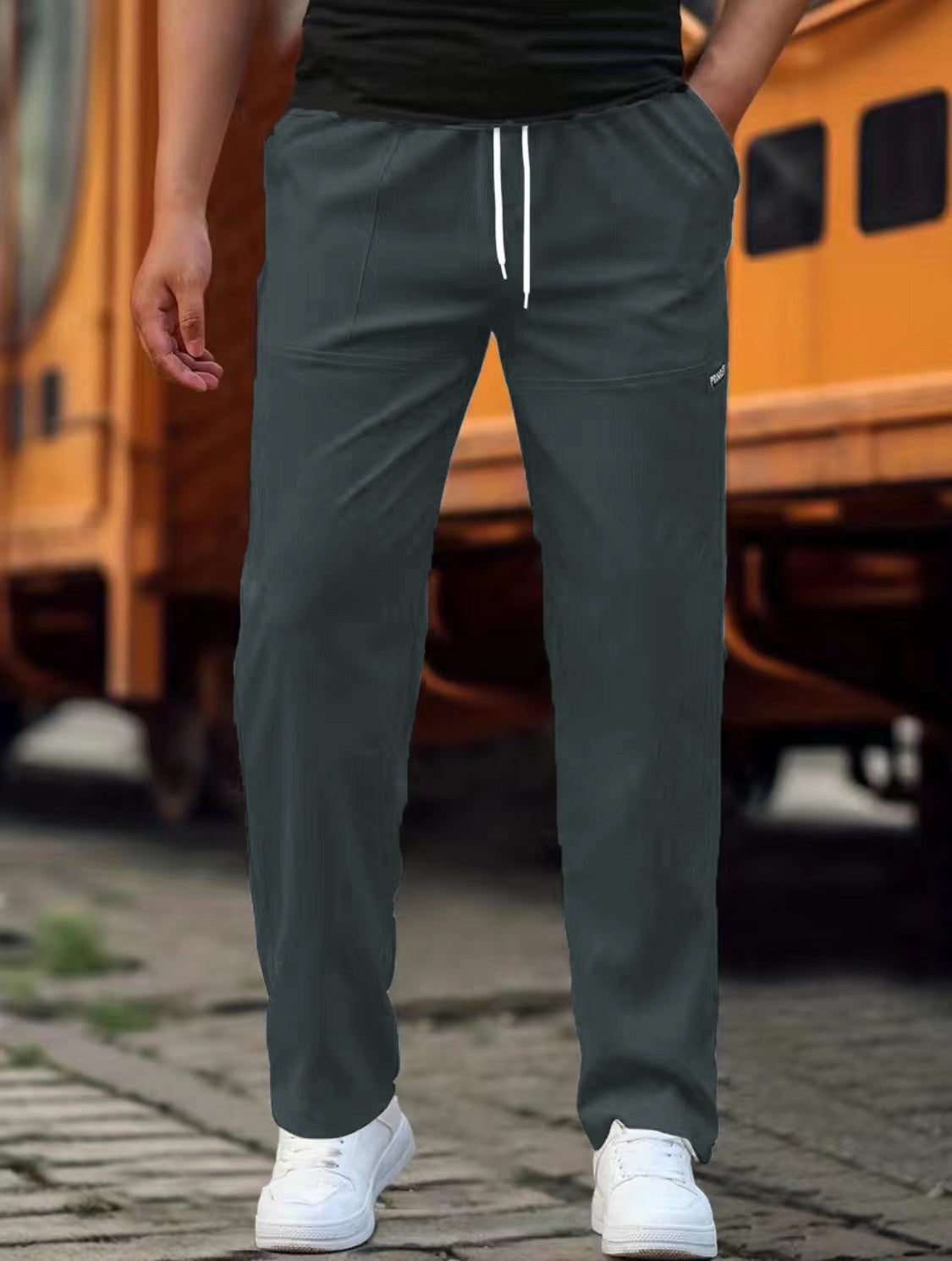 Trendige Jogginghose für Herren im lässigen Stil mit verstellbarem Bund