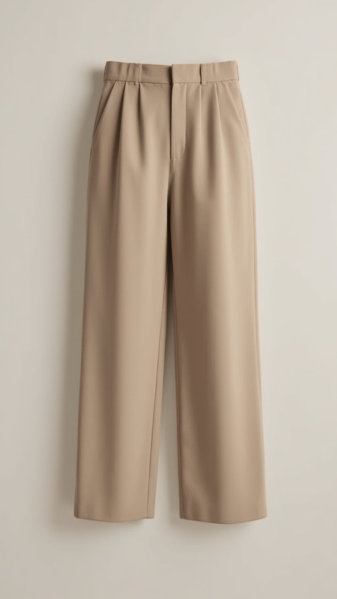 Damenweite Beinformhose Hohe Taille Smart Casual