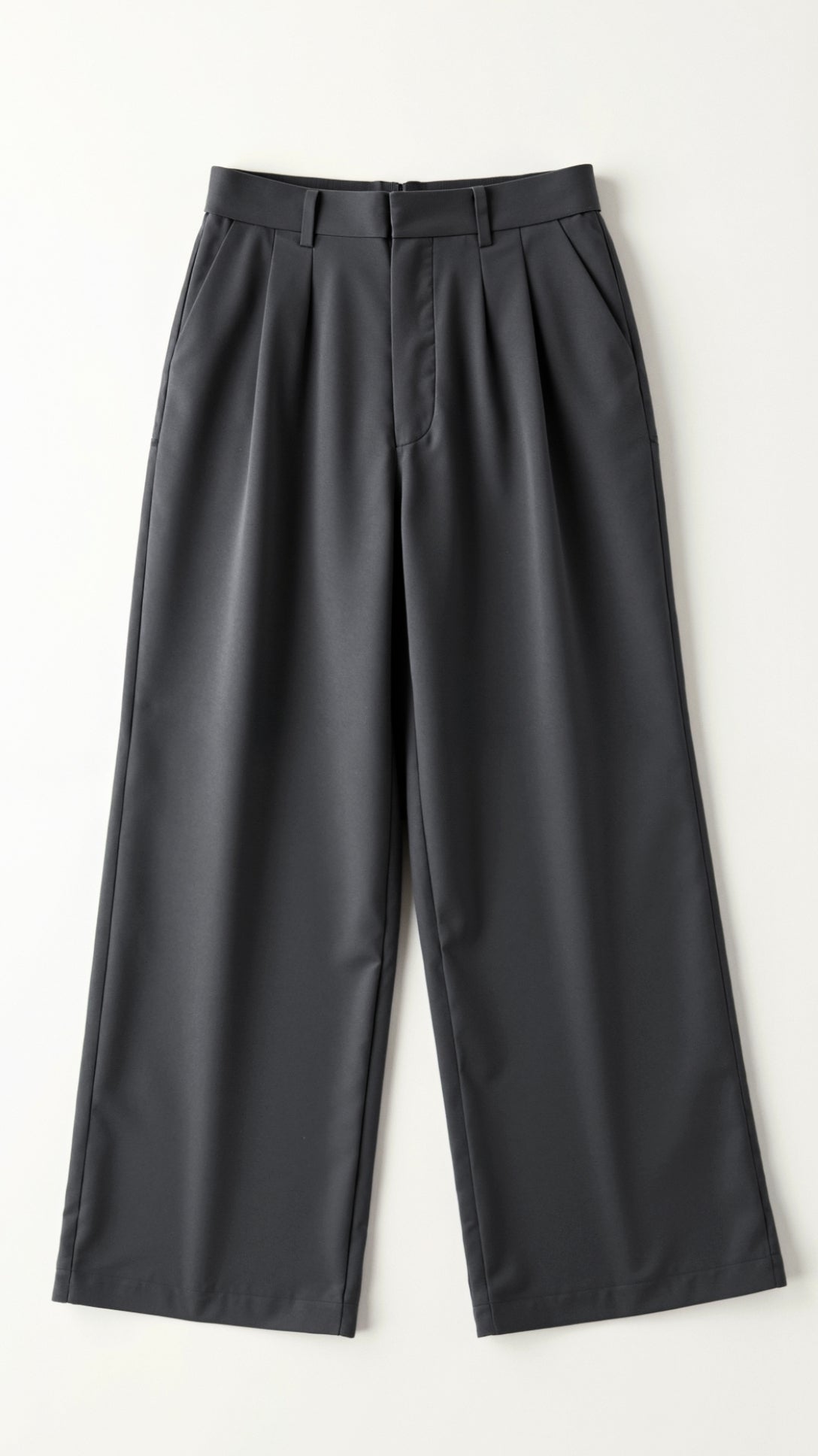 Damenweite Beinformhose Hohe Taille Smart Casual