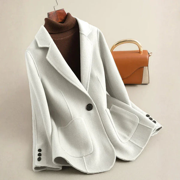 Damen Stoffblazer Slim Fit Business Elegant