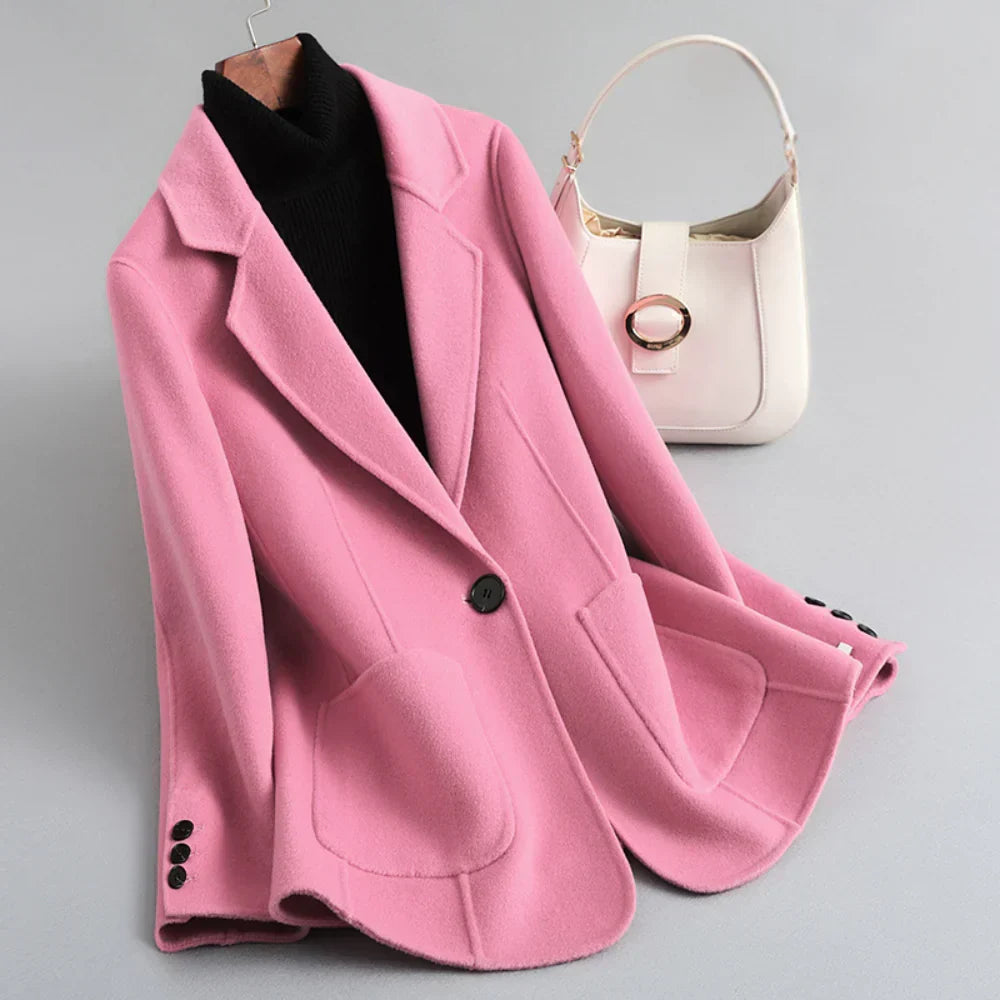 Damen Wollblazer Slim Fit Business Elegant