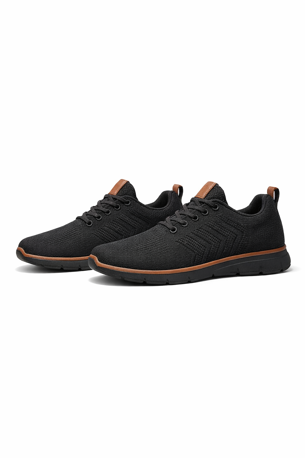 Herren Strick-Sneaker Regular Fit Freizeit Low-Top