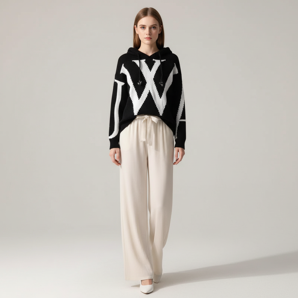 Pina I Damen Strickset Zweiteiler Relaxed Fit Freizeit Herbst