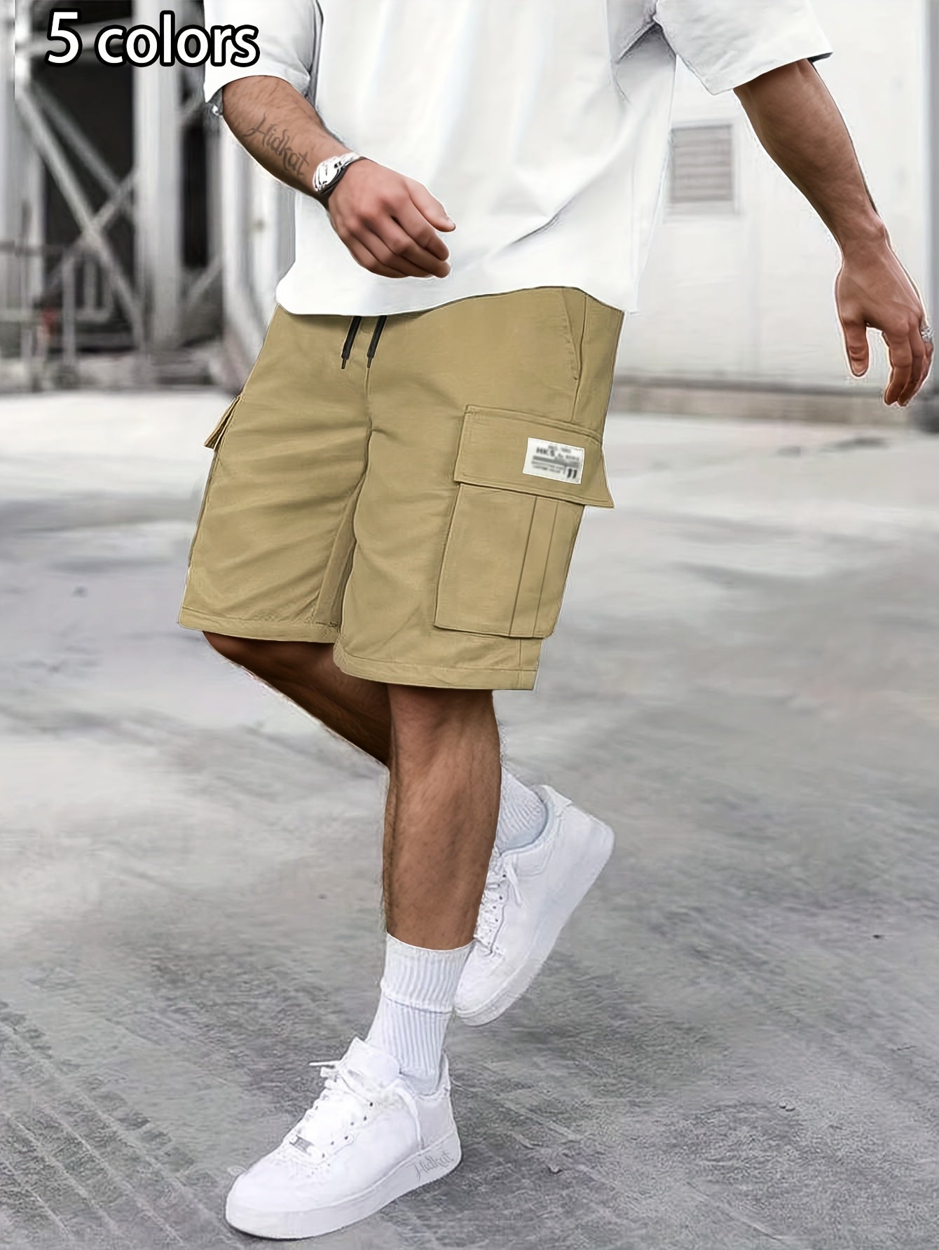Emmett | Herren Cargo Shorts Relaxed Fit Freizeit Streetwear Sommer