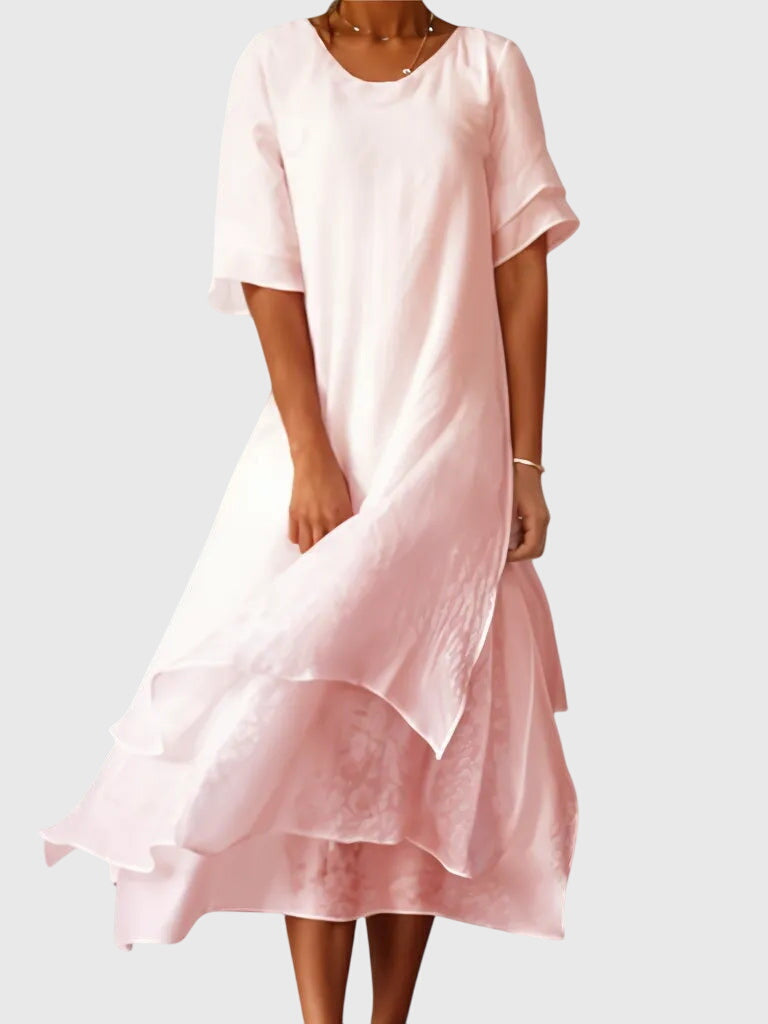 Damen Elegantes Kleid Regular Fit Freizeit Sommer