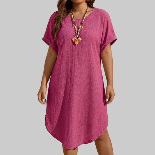 Damen Shift Kleid Relaxed Fit Freizeit Sommer