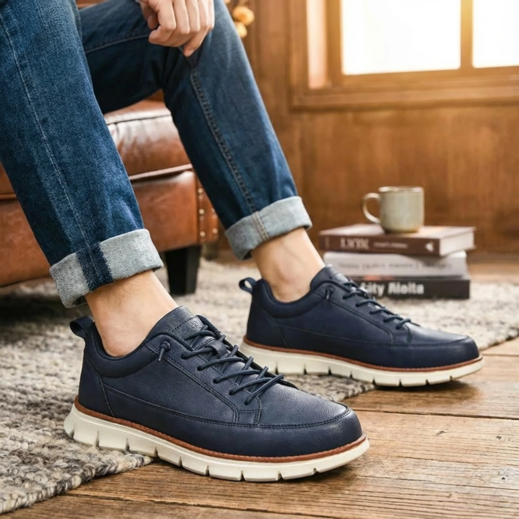 Low Top Sneaker Herren Slim Fit Freizeit