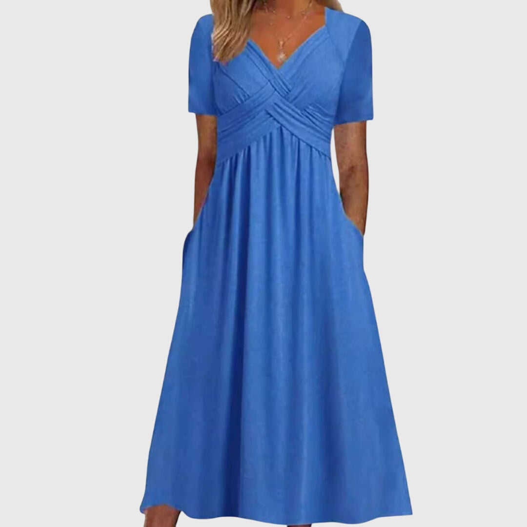 Damen Kleid Slim Fit Figurbetont Elegant Anlass