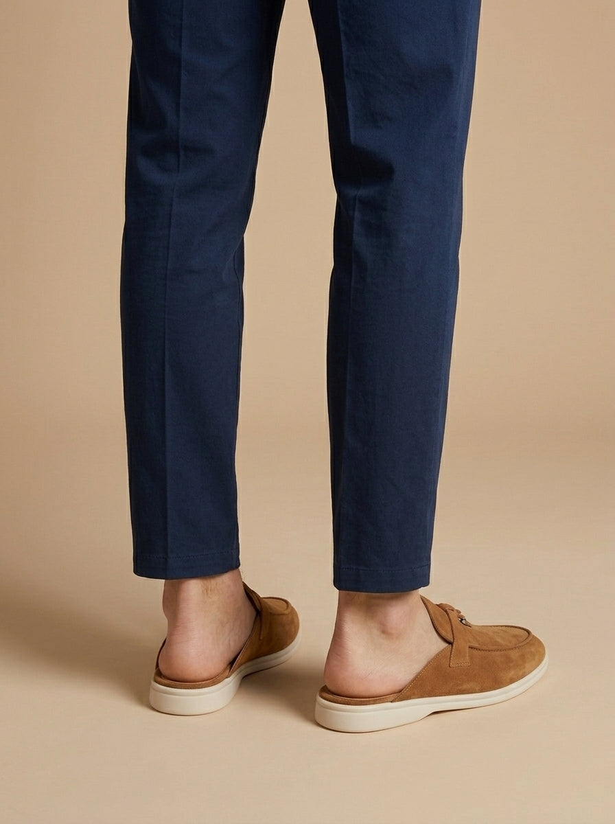 Herren Wildleder Mules Regular Fit Freizeit Sommer