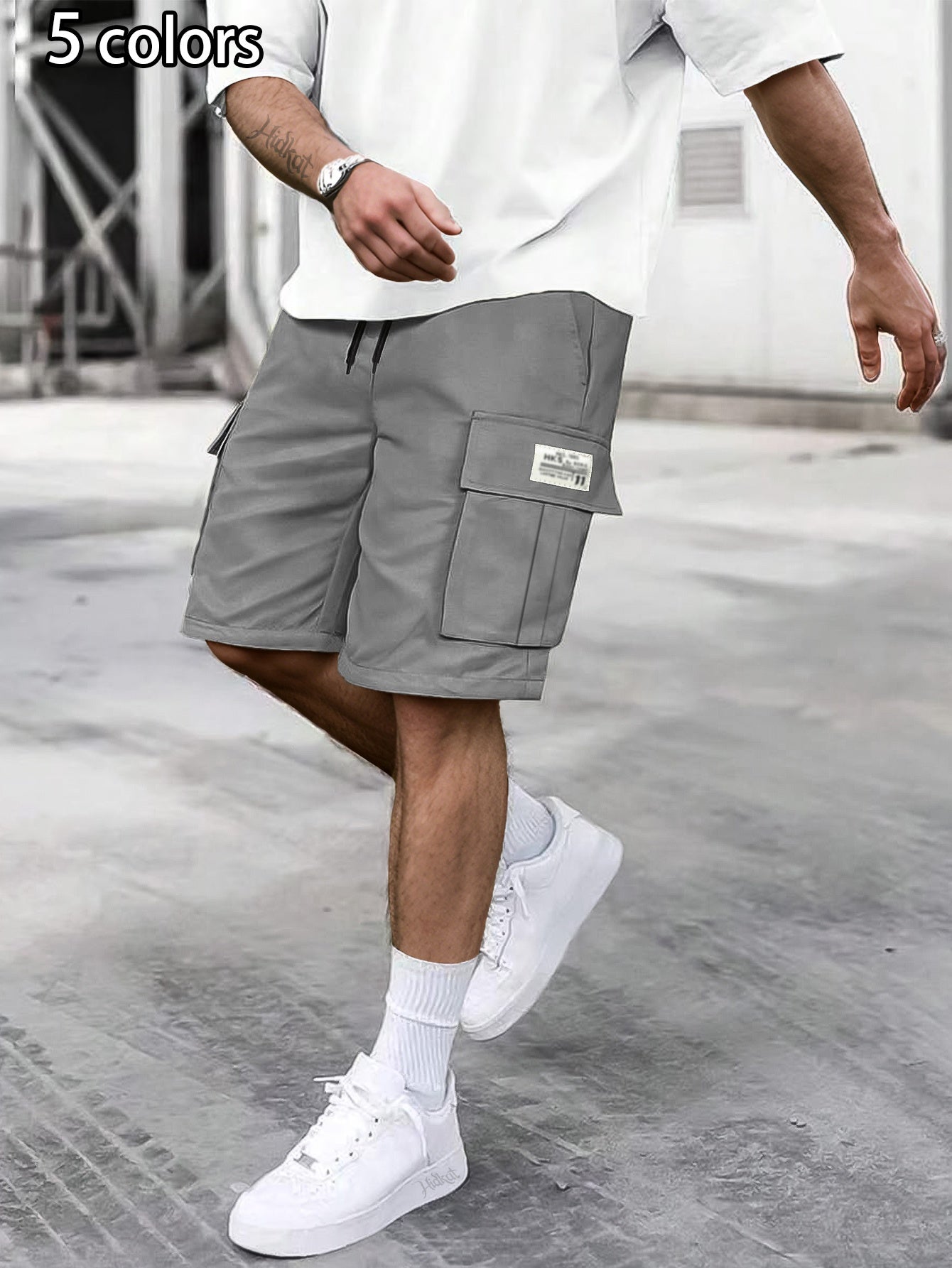 Emmett | Herren Cargo Shorts Relaxed Fit Freizeit Streetwear Sommer