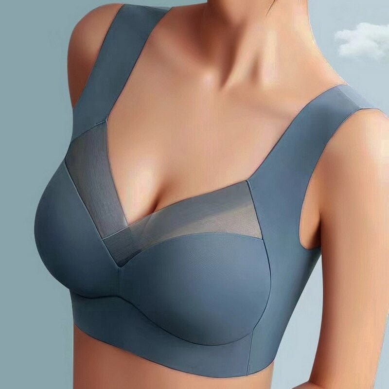 Damen Nahtloser Push-up BH ohne Bügel Bequem Alltag