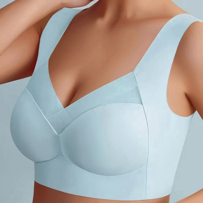 Damen Nahtloser Push-up BH ohne Bügel Bequem Alltag