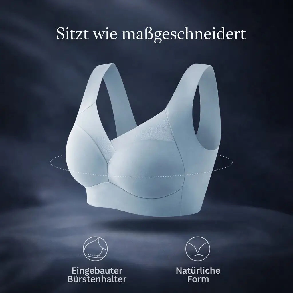 Damen Nahtloser Push-up BH ohne Bügel Bequem Alltag