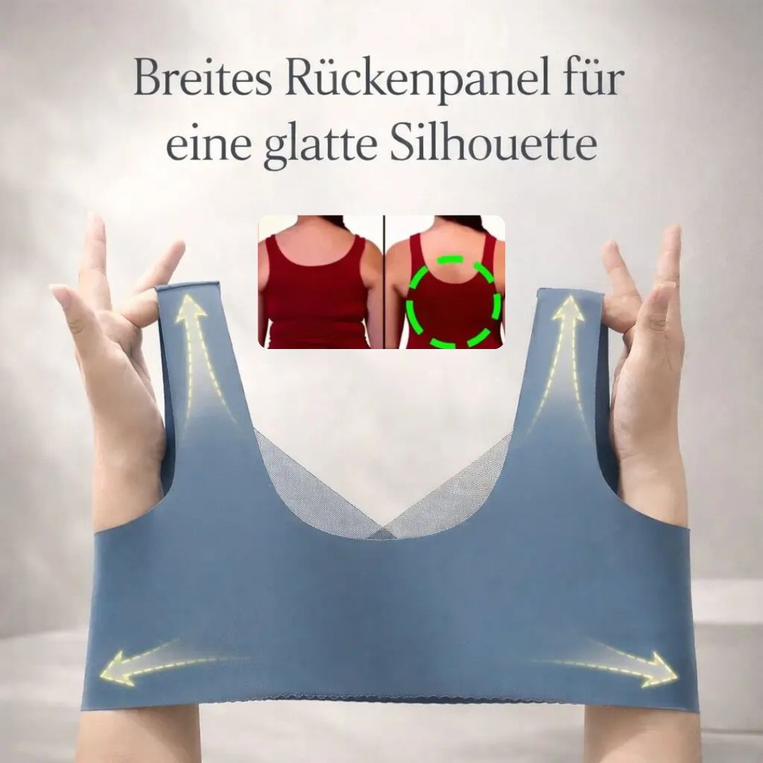 Damen Nahtloser Push-up BH ohne Bügel Bequem Alltag
