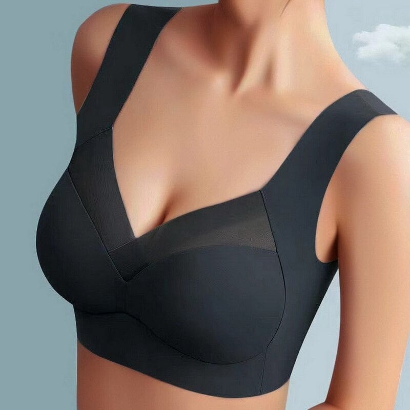 Damen Nahtloser Push-up BH ohne Bügel Bequem Alltag