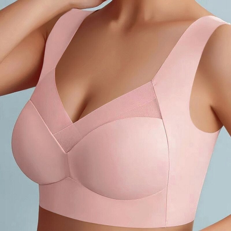 Damen Nahtloser Push-up BH ohne Bügel Bequem Alltag