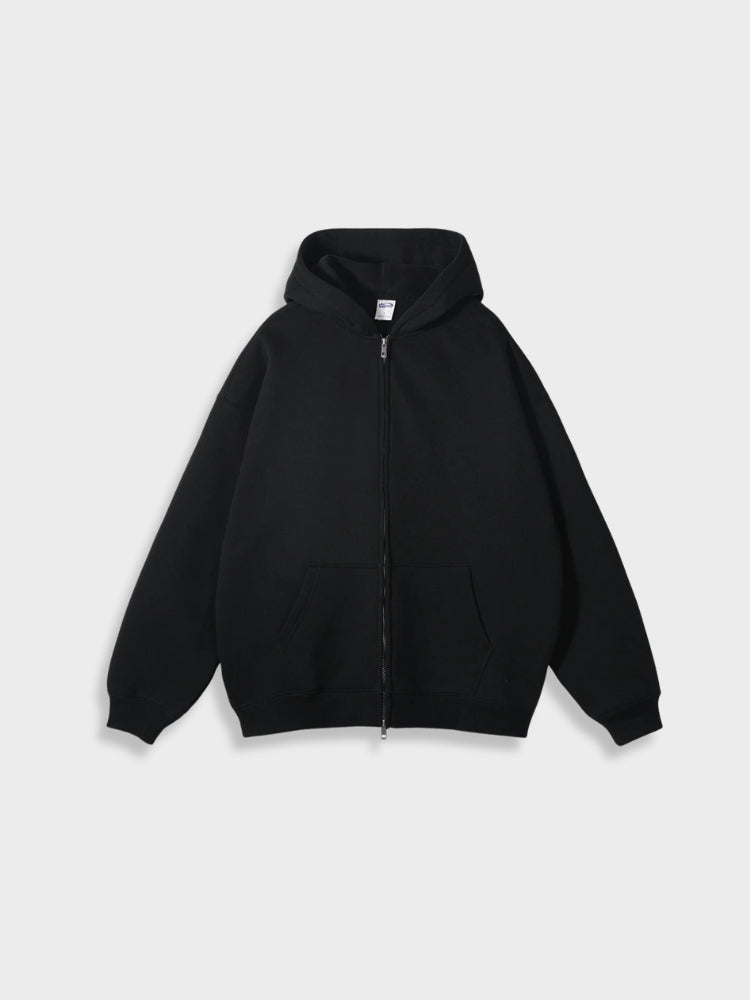 Ava I Damen Herren Unisex Oversized Cardigan mit Reißverschluss Casual Freizeit