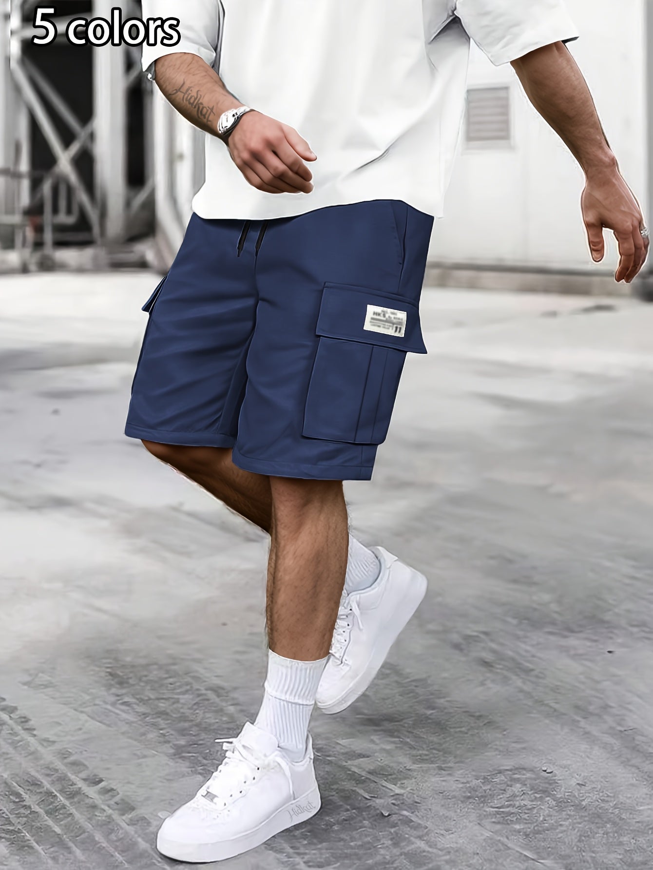 Emmett | Herren Cargo Shorts Relaxed Fit Freizeit Streetwear Sommer