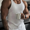 Robbie | Herren Slim Fit Tanktop Ärmellos Freizeit Sport