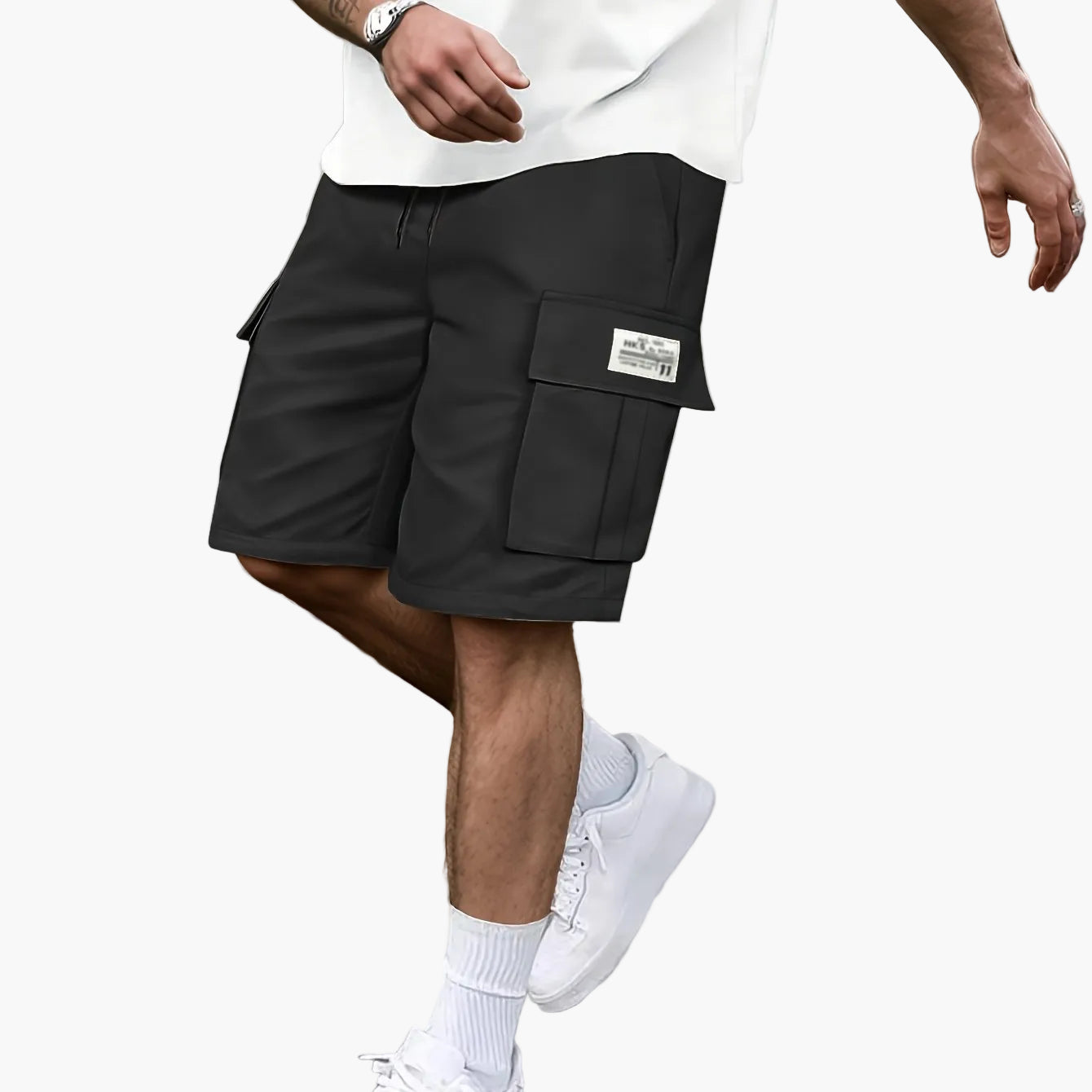 Emmett | Herren Cargo Shorts Relaxed Fit Freizeit Streetwear Sommer