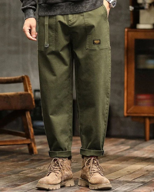 Herren Robuste Cargo-Hosen mit Taschenpaneelen