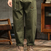 Pantalon cargo robuste pour homme avec empiècements à poches