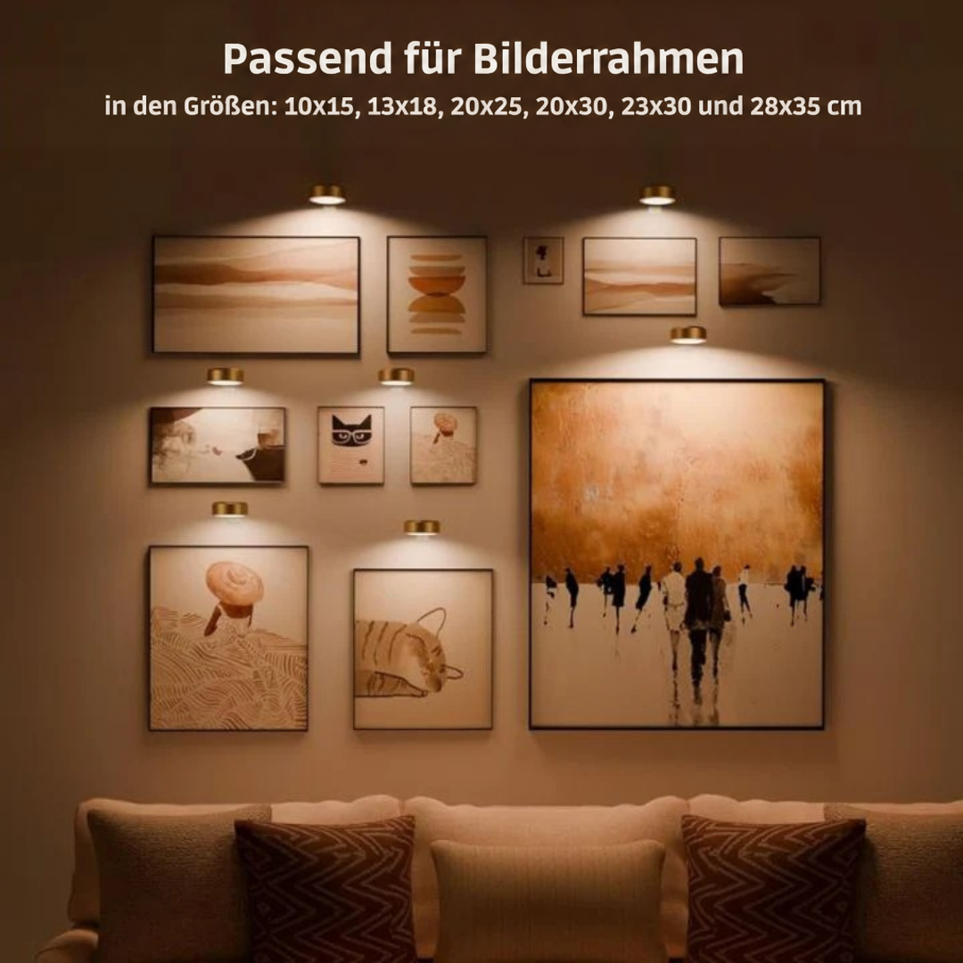Magnetische Bilderleuchte Modern Wohnzimmer Kabellos mit 13 Farbmodi