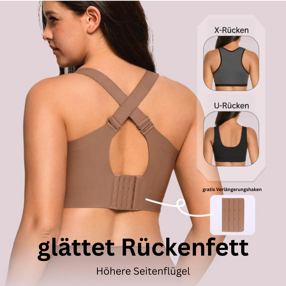Sina I Damen Jelly Gel-BH Kabellos Komfort Push-up Alltag