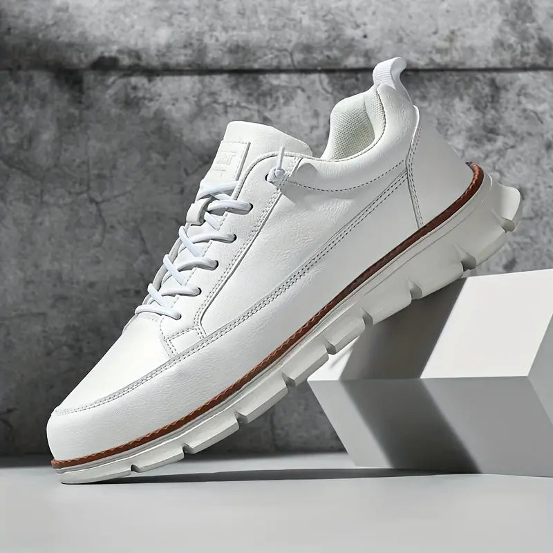 Veganes Leder Sneakers Herren Relaxed Fit Freizeit