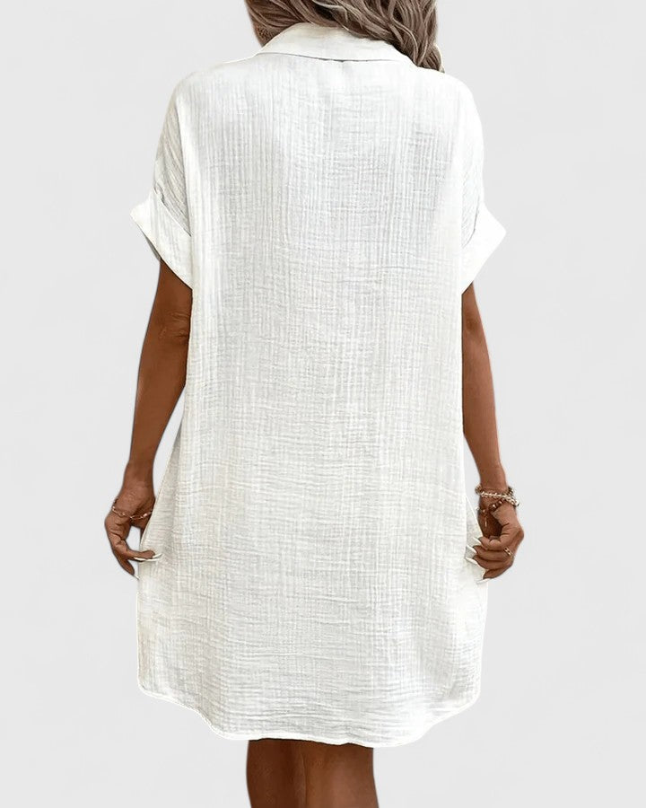Damen Midi-Kleid Relaxed Fit Freizeit Sommer