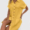 Damen Midi-Kleid Relaxed Fit Freizeit Sommer