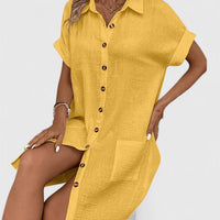 Damen Midi-Kleid Relaxed Fit Freizeit Sommer