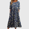 Damen Kleid Fließend Schmeichelhaft Freizeit Elegant