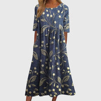 Damen Kleid Fließend Schmeichelhaft Freizeit Elegant