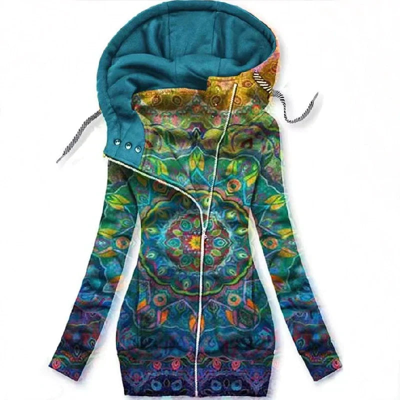 Maria I Damen Cardigan Relaxed Fit Freizeit mit Schmetterlingsmotiv