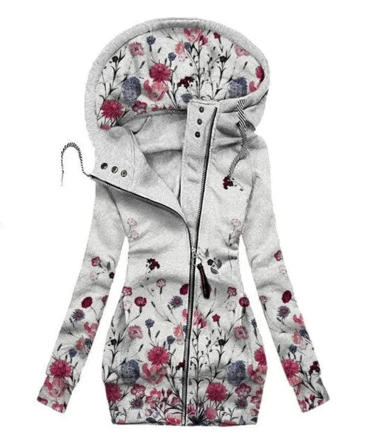 Maria I Damen Cardigan Relaxed Fit Freizeit mit Schmetterlingsmotiv