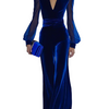 Damen Jumpsuit Slim Fit mit tiefem V-Ausschnitt und weitem Bein
