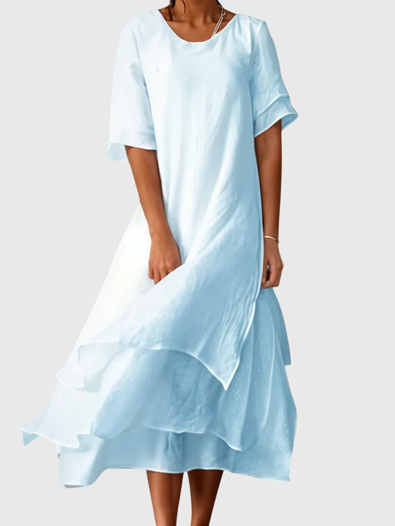 Damen Elegantes Kleid Regular Fit Freizeit Sommer