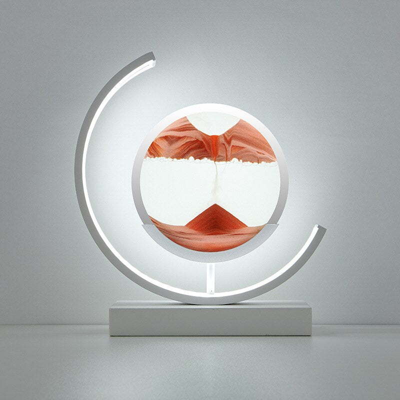 LED Sandbild Tischlampe Modern Deko Wohnzimmer